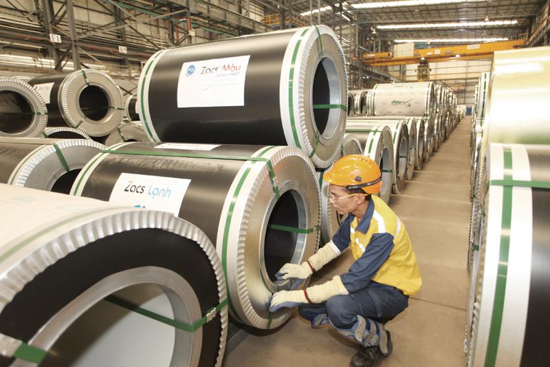 Produits sidérurgiques des exportations nationales florissantes en Europe